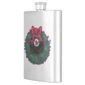 Flasque 8 Balle Noël en vert (Gauche)