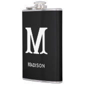 Flasque à bière à monogramme personnalisé (Gauche)