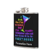 FLASQUE À COCKTAIL - Combien de temps jusqu'à l'he (Gauche)