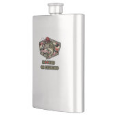 Flasque A fun and bold illustration of a cool bass (Gauche)