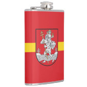 Flasque à l'effigie du drapeau de Vilnius, Lituani (Droite)