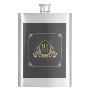 Flasque Abeilles des années 1920 genoux Speakeasy Flapper