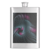 Flasque Abstrait Imaginaire coloré fractal (devant)