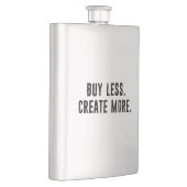 Flasque Acheter moins Créer plus (Droite)