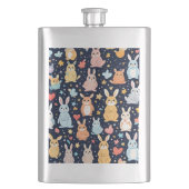 Flasque Adorable Soft Pastel Baby Animal Classic Flask (devant)