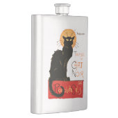 Flasque Affiche Classique Chat Noir de Steinlen en Noir (Droite)
