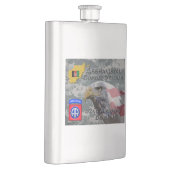 Flasque " Afghan Combat Veteran " - 82e division aéroporté (Droite)