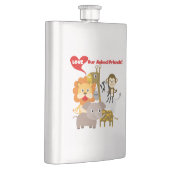 Flasque Aimez nos amis animaux (Droite)