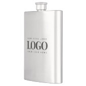 Flasque Ajouter votre logo commercial Rectangle Simple Min (Gauche)