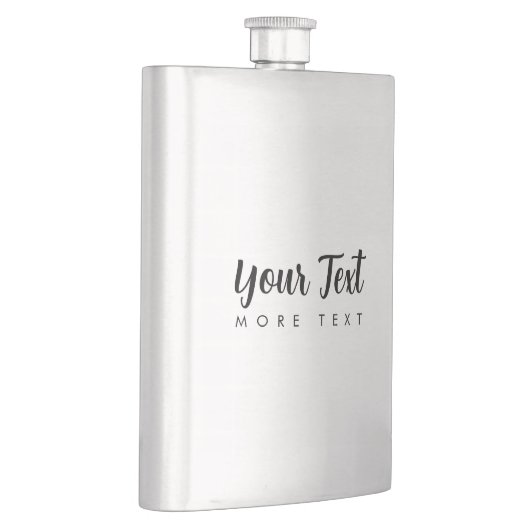 Flasque Ajouter Votre Texte Modèle Moderne Typographie Arg (Droite)