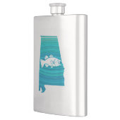 Flasque Alabama Wave Fishing (Gauche)