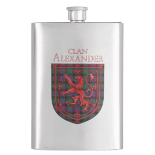 Flasque Alexander Hunting Tartan Scottish Plaid