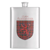 Flasque Alexander Tartan Scottish Plaid Lion Rampant (devant)