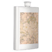 Flasque Alfonse Mucha Art Nouveau Peonies (Droite)