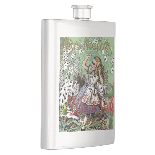 Flasque alice cartes pays des merveilles (Droite)