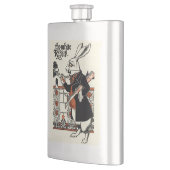 Flasque Alice Lapin Blanc Classique Wonderland (Gauche)