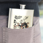 Flasque Alice Lapin Blanc Classique Wonderland (En situation)