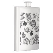 Flasque Alice Lapin Blanc Wonderland Classique (Droite)