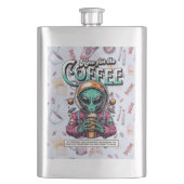 Flasque Alien ici pour le café (devant)