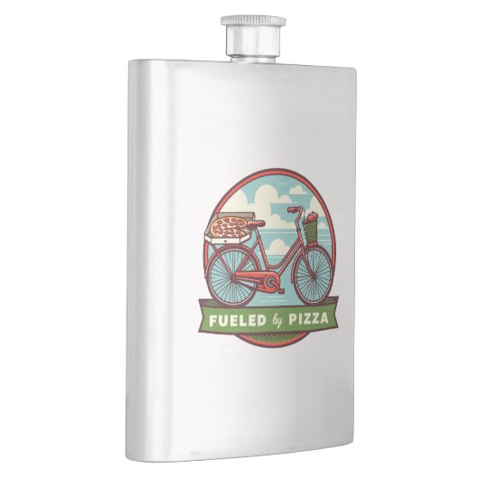 Flasque Alimenté Par Pizza Bike (Droite)