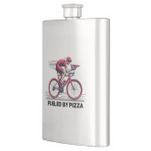 Flasque Alimenté Par Pizza Cyclist (Gauche)