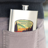 Flasque Allegheny Highlands Trail Virginie-Occidentale Cou (En situation)