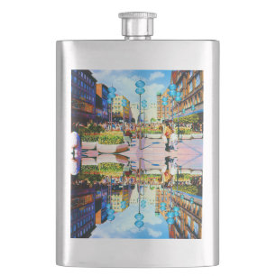 Flasque Allemagne vintage Munich Towngate Karistor