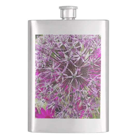 Flasque Allium & Fleurs d'été (devant)