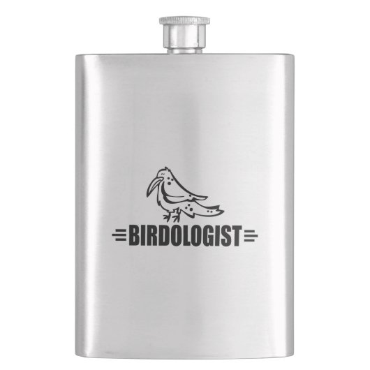 Flasque Amateur d'oiseaux drôle (devant)