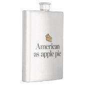 Flasque Américain comme tarte aux pommes (Droite)