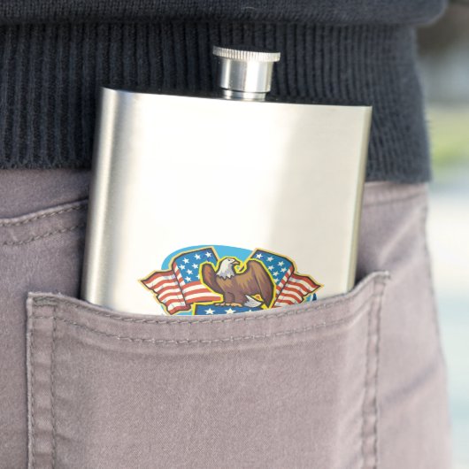 Flasque American Eagle Flask (En situation)