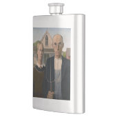 Flasque American Gothic : Vie rurale pauvre paysan (Gauche)