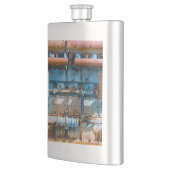 Flasque Ancien et rouillé Atlas Impérial moteur diesel à I (Gauche)