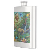 Flasque Animals living together throw pillow (Gauche)
