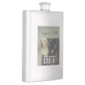 Flasque Animaux de compagnie amis besties ajouter nom anim (Droite)
