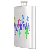 Flasque Anniversaire coloré (Gauche)