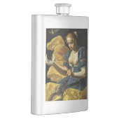 FLASQUE ANTIQUE RENAISSANCE TAROT 18 - LA LUNE (Droite)