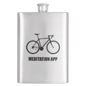 Flasque Application de méditation de vélo (devant)