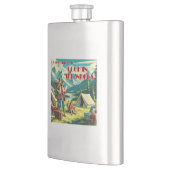 Flasque Apprenons à piquer dans le camping des bois (Gauche)