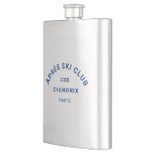 Flasque Après Ski Club Blue Winter Ski Resort Crest (Gauche)