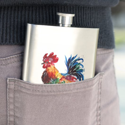 Flasque Aquarelle à grand bec (En situation)