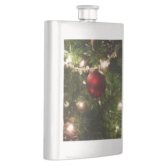 Flasque Arbre de Noël I Vacances Plutôt vert et rouge (Droite)