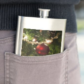 Flasque Arbre de Noël I Vacances Plutôt vert et rouge (En situation)