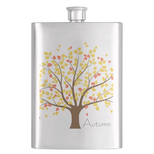 Flasque Arbre d'or d'automne (devant)