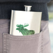 Flasque Arbre d'orignal (En situation)