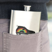 Flasque arc-en-ciel à quatre rouleaux (En situation)