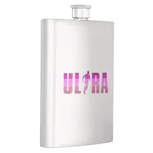 Flasque Arc-en-ciel rose pourpre ultra-courant (Droite)