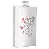 Flasque Argent Griffin Rampant (Droite)