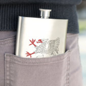 Flasque Argent Griffin Rampant (En situation)