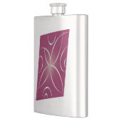 Flasque Argent sur magenta (Gauche)